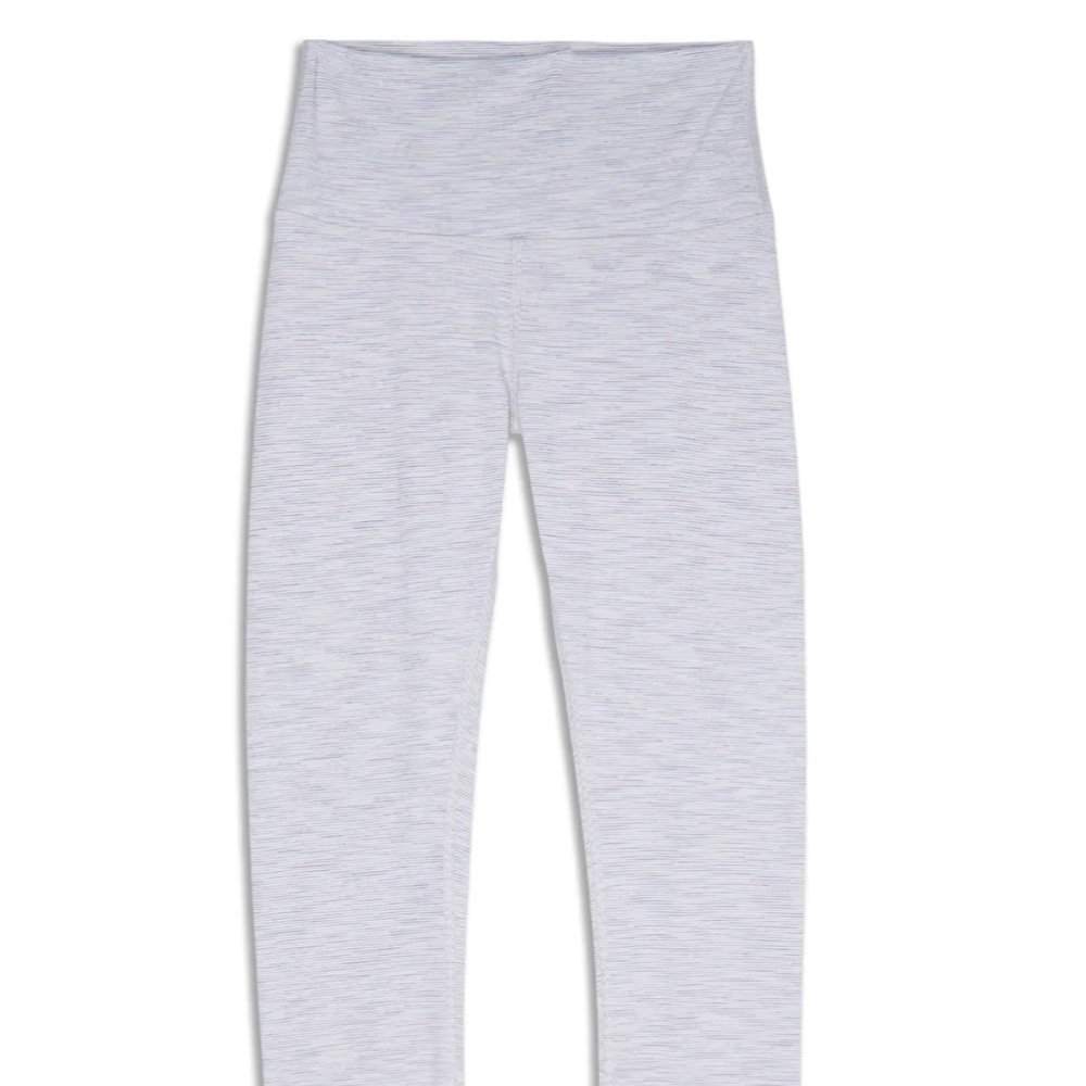 lululemon athletica Light Gray Heather High-Rise Leggings